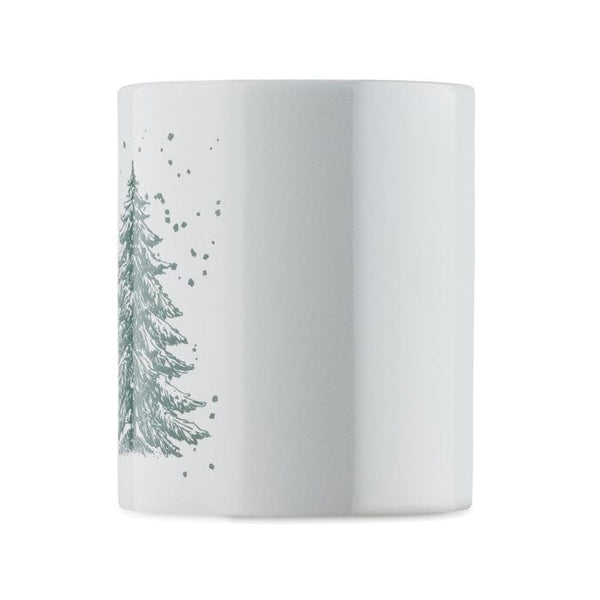 Tazza in ceramica natalizia 300 ml - personalizzabile con logo