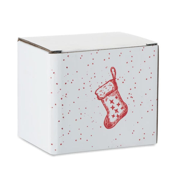 Tazza in ceramica natalizia 300 ml - personalizzabile con logo