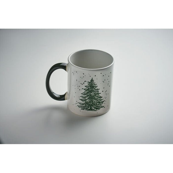 Tazza in ceramica natalizia 300 ml - personalizzabile con logo