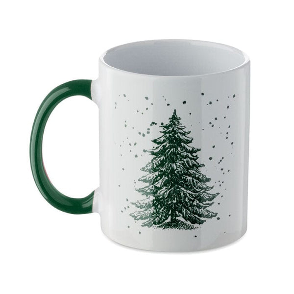 Tazza in ceramica natalizia 300 ml - personalizzabile con logo