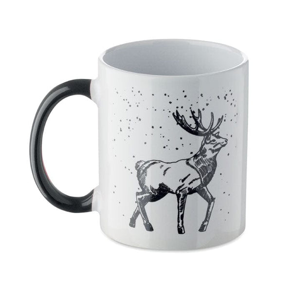 Tazza in ceramica natalizia 300 ml - personalizzabile con logo