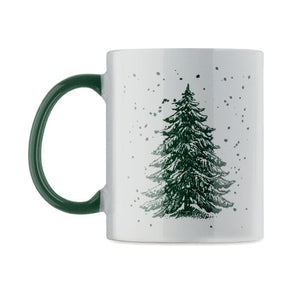 Tazza in ceramica natalizia 300 ml - personalizzabile con logo