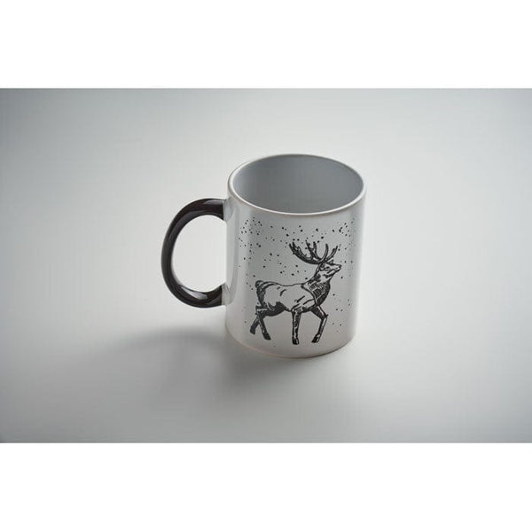 Tazza in ceramica natalizia 300 ml - personalizzabile con logo
