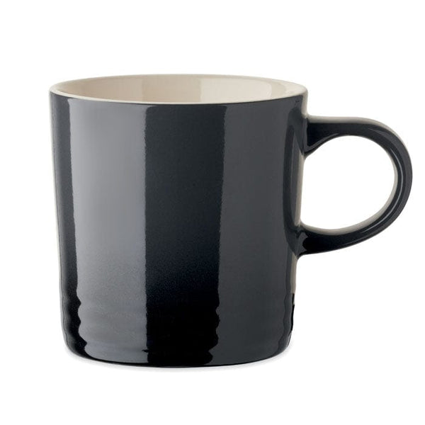 Tazza in ceramica sfumata 290 ml. grigio - personalizzabile con logo