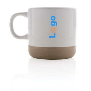 Tazza in ceramica smaltata - personalizzabile con logo