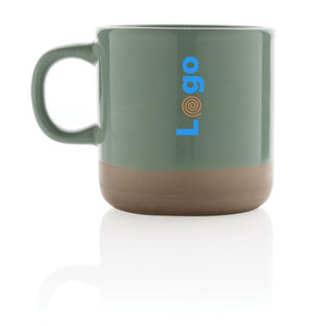 Tazza in ceramica smaltata - personalizzabile con logo