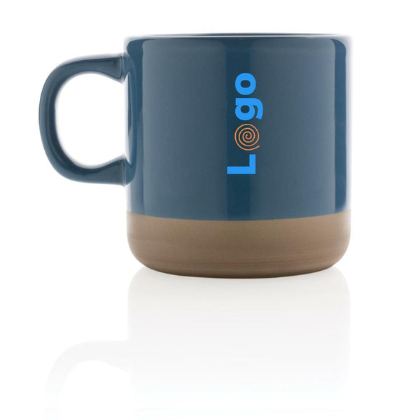 Tazza in ceramica smaltata - personalizzabile con logo