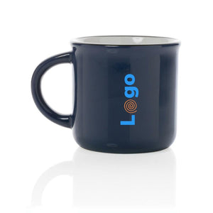 Tazza in ceramica vintage - personalizzabile con logo