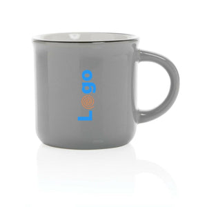 Tazza in ceramica vintage - personalizzabile con logo