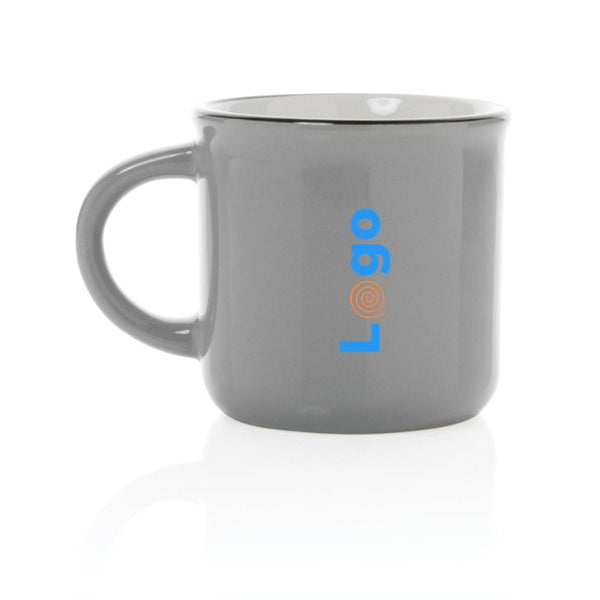 Tazza in ceramica vintage - personalizzabile con logo