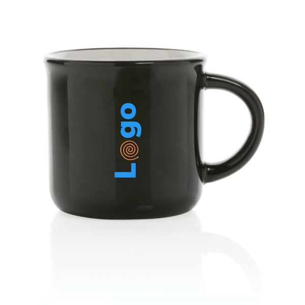 Tazza in ceramica vintage - personalizzabile con logo