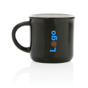 Tazza in ceramica vintage - personalizzabile con logo