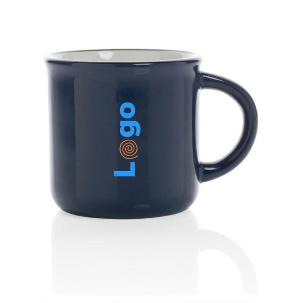 Tazza in ceramica vintage - personalizzabile con logo