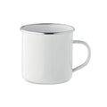 Tazza in metallo sublimato 500 ml Bianco - personalizzabile con logo