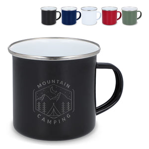 Tazza in smalto 350ml - personalizzabile con logo