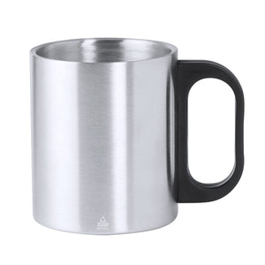 Tazza Korpla color argento - personalizzabile con logo