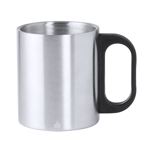 Tazza Korpla color argento - personalizzabile con logo