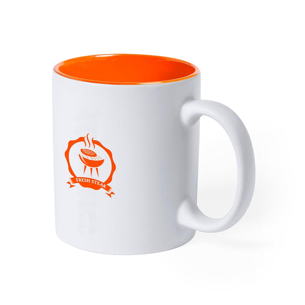 Tazza Kulmer arancione - personalizzabile con logo