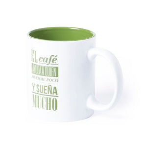 Tazza Kulmer verde - personalizzabile con logo