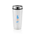 Tazza Leak Proof bianco - personalizzabile con logo