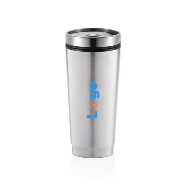Tazza Leak Proof color argento - personalizzabile con logo