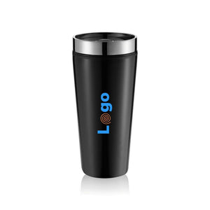 Tazza Leak Proof nero - personalizzabile con logo