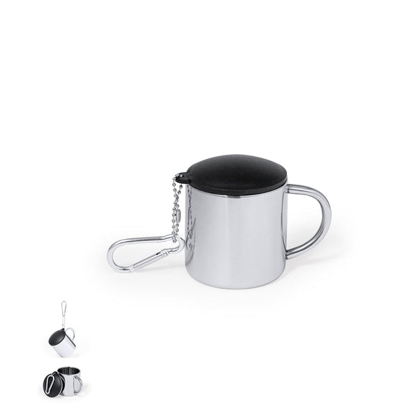Tazza Melbour color argento - personalizzabile con logo
