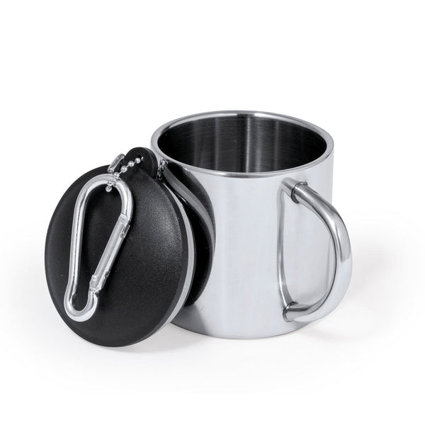 Tazza Melbour color argento - personalizzabile con logo