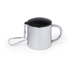 Tazza Melbour color argento - personalizzabile con logo