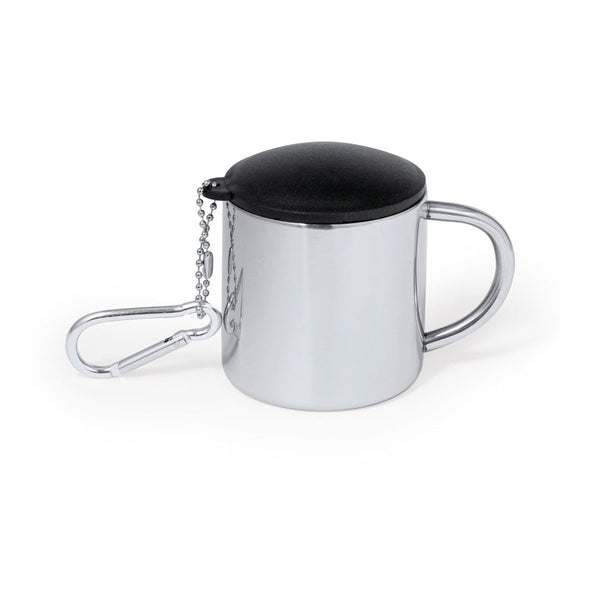 Tazza Melbour color argento - personalizzabile con logo