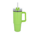 Tazza Miami con manico e cannuccia 800ml verde - personalizzabile con logo