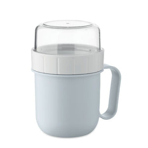 Tazza on the go in PP 450 ml blu - personalizzabile con logo