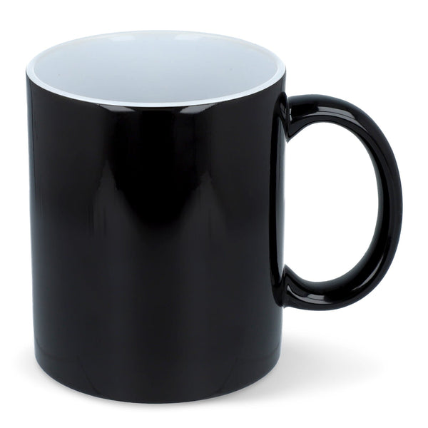 Tazza Oslo subli magic 300ml Bianco e Nero - personalizzabile con logo
