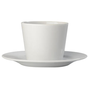 Tazza & piattino Milano 160ml Bianco - personalizzabile con logo