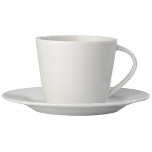 Tazza & piattino Milano 160ml Bianco - personalizzabile con logo