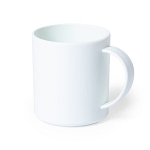 Tazza Pioka bianco - personalizzabile con logo