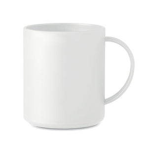 Tazza riutilizzabile bianco - personalizzabile con logo