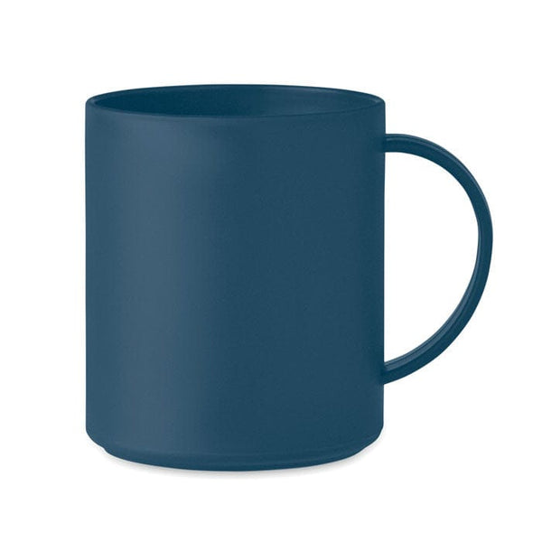 Tazza riutilizzabile blu navy - personalizzabile con logo