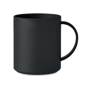 Tazza riutilizzabile Nero - personalizzabile con logo