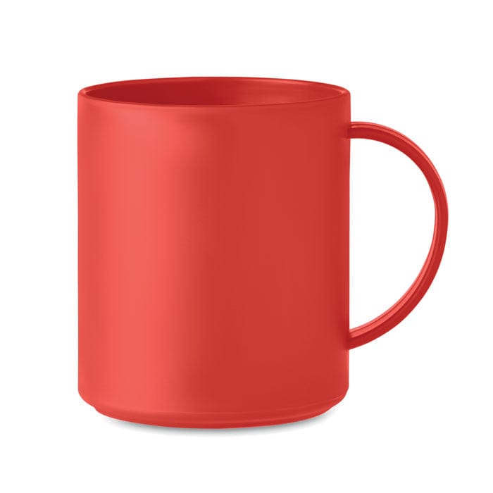 Tazza riutilizzabile rosso - personalizzabile con logo