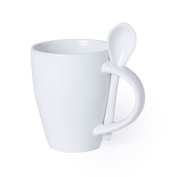 Tazza Samay bianco - personalizzabile con logo