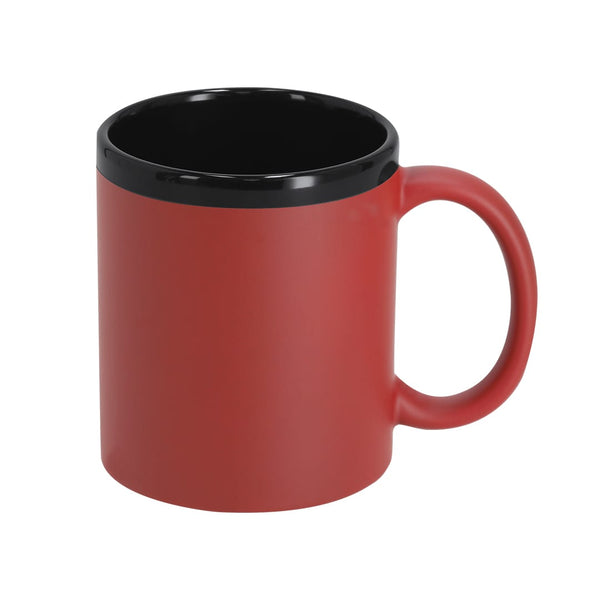 Tazza Sanlar rosso - personalizzabile con logo