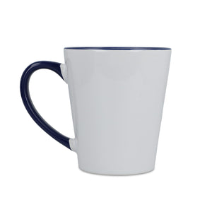 Tazza subli Melbourne con bordo e manico colorati 300ml - personalizzabile con logo