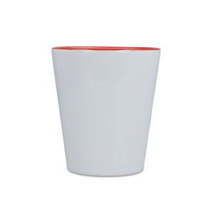 Tazza subli Melbourne con bordo e manico colorati 300ml - personalizzabile con logo