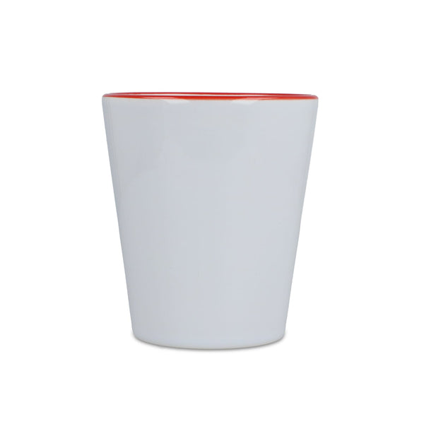 Tazza subli Melbourne con bordo e manico colorati 300ml - personalizzabile con logo