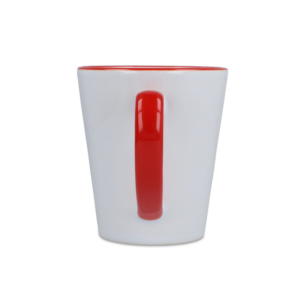 Tazza subli Melbourne con bordo e manico colorati 300ml - personalizzabile con logo