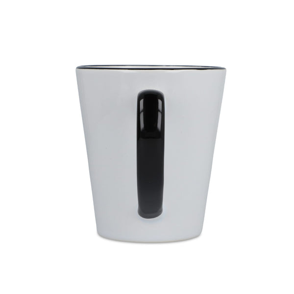 Tazza subli Melbourne con bordo e manico colorati 300ml - personalizzabile con logo