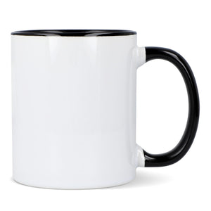 Tazza subli Oslo con interno e manico colorati 300ml - personalizzabile con logo