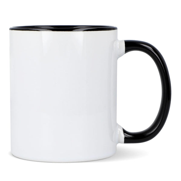 Tazza subli Oslo con interno e manico colorati 300ml - personalizzabile con logo