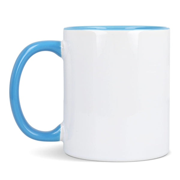 Tazza subli Oslo con interno e manico colorati 300ml - personalizzabile con logo